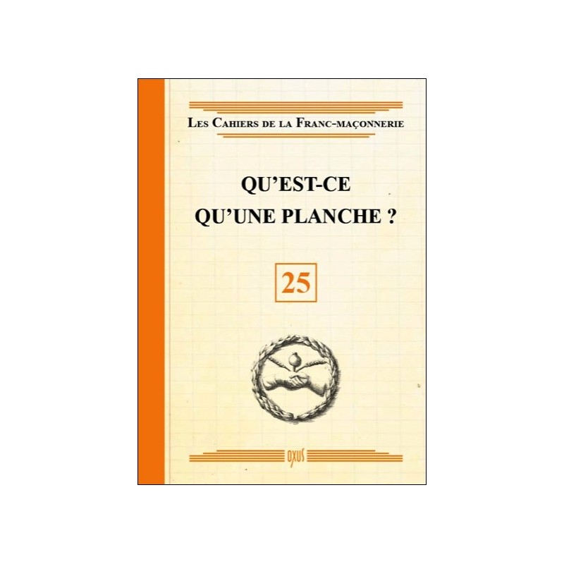  Qu'est-ce qu'une planche ? Livret 25 