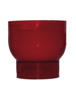  Lot de 10 Veilleuses votives - 9H - rouge 