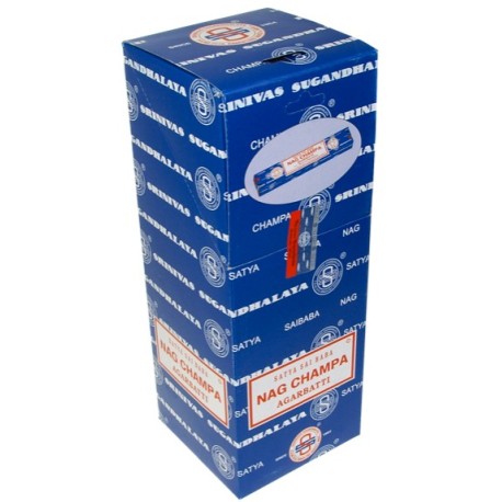  Encens Nag Champa - 10 grs - Satya - Lot de 25 boîtes 