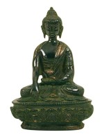  Bouddha antique - Inde - 14,5 cm 