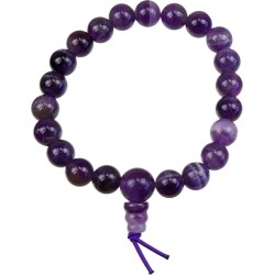  Bracelet mala tibétain - Améthyste 