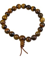  Bracelet mala tibétain - Oeil de tigre 