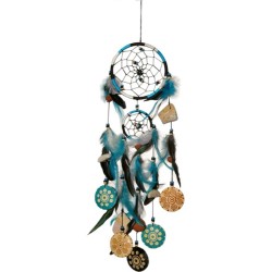  Attrape Rêves Bleu Turquoise - Petit modèle 