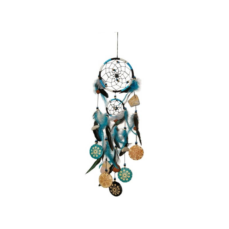  Attrape Rêves Bleu Turquoise - Petit modèle 