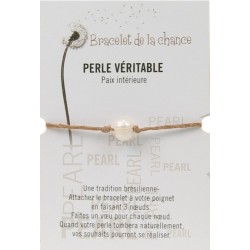  Bracelet de la chance - Perle véritable 