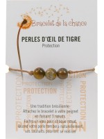  Bracelet de la chance - Perles d' Oeil de Tigre 