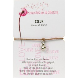 Bracelet de la chance - Coeur