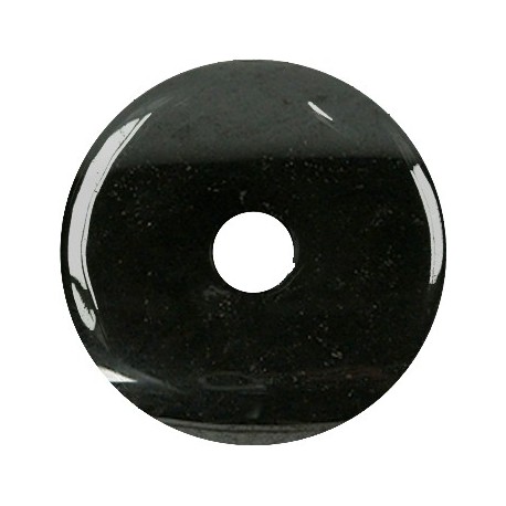  Pi Chinois Tourmaline noire 30 mm - Lot de 6 pcs 
