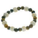  Bracelet perles de karma - Oeil de tigre 