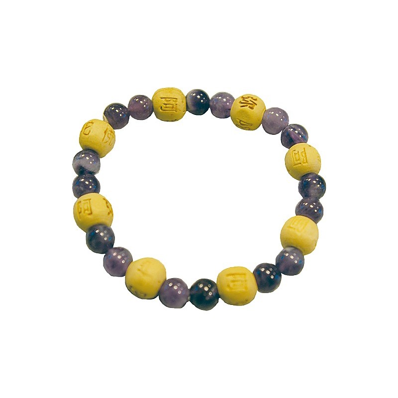  Bracelet perles de karma - Améthyste 