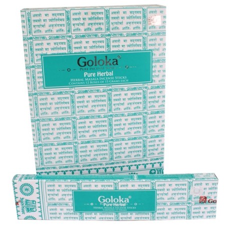 Encens Goloka - 15 grs - Pure Herbal - Lot de 12