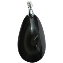 Pendentif Obsidienne Oeil Céleste - pierre percée