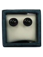 Boucles d'oreilles perle d'onyx - 6 mm - lot de 2 paires