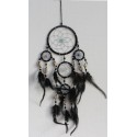 Dreamcatcher Petit Modèle Noir - 9 cm