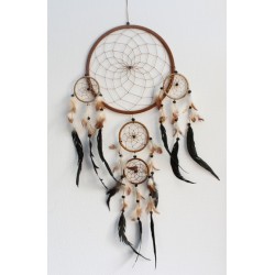 Dreamcatcher Grand Modèle Naturel - 26 cm