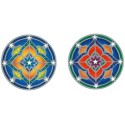 Autocollant Attrape Soleil : Mandala Petit Modèle - Lot de 2