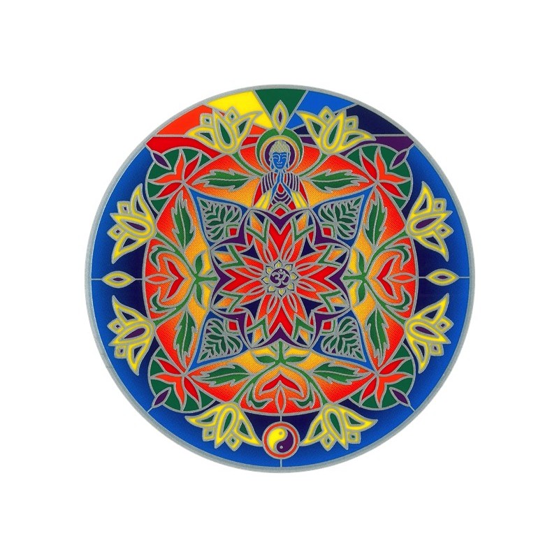 Autocollant Attrape Soleil : Mandala Petit Modèle - Lot de 2