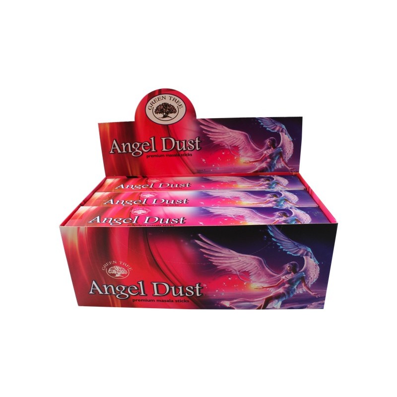 Encens Green Tree Angel Dust 15 grammes - Lot de 12