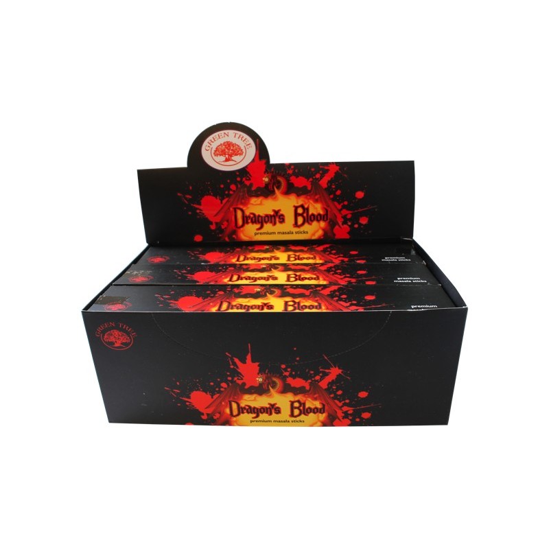 Encens Green Tree Dragon's Blood 15 grammes - Lot de 12