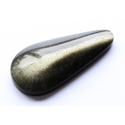 Cabochon Obsidienne dorée