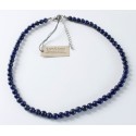 Collier Lapis Lazuli perles rondes 6 mm