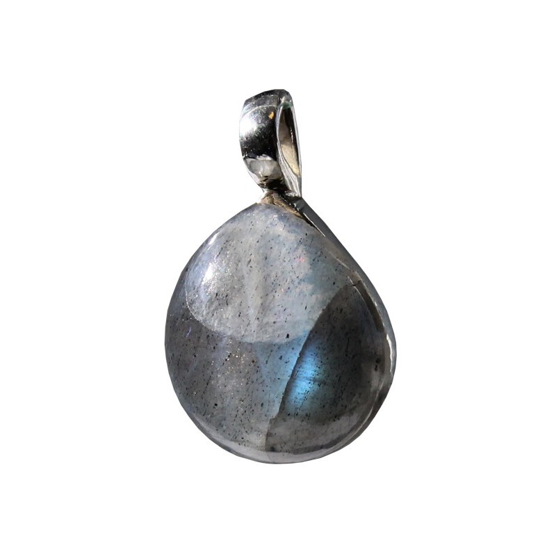 Pendentif pierre bombée Labradorite