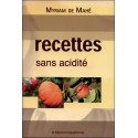 Recettes sans acidité