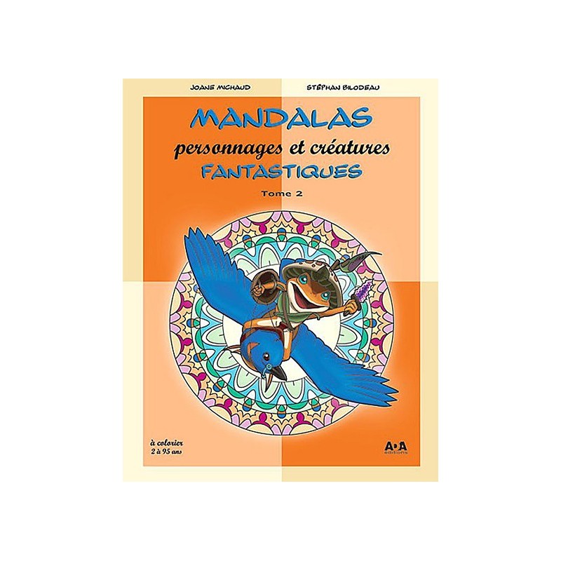 Mandalas personnages et créatures fantastiques T2