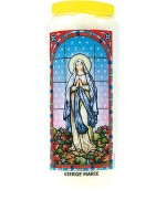  Neuvaine vitrail : Vierge Marie 