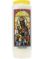  Neuvaine vitrail : Vierge noire 