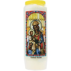 Neuvaine vitrail : Vierge noire 