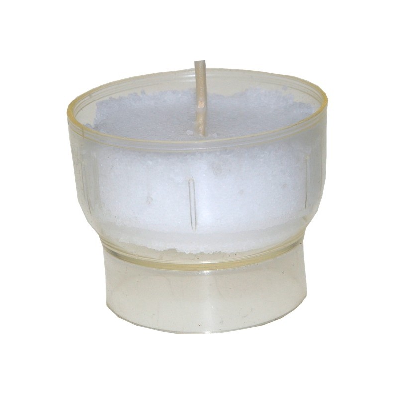  Lot de 10 Veilleuses votives - 6H - Blanches 