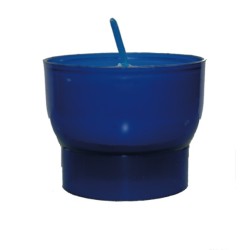  Lot de 10 Veilleuses votives - 9H - Bleues 