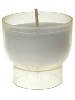  Lot de 10 Veilleuses votives - 9H - Blanches 