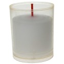  Lot de 10 Veilleuses votives - 30H - Blanches 