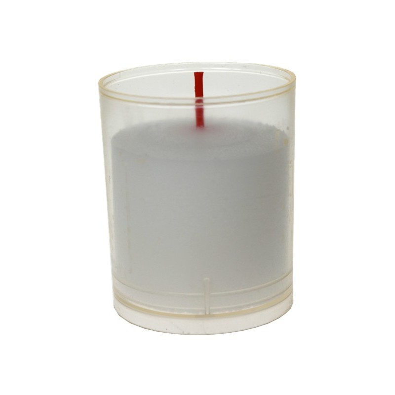  Lot de 10 Veilleuses votives - 30H - Blanches 