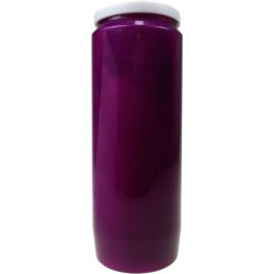 Lampe de sanctuaire 9 jours - Violette - Carton de 6