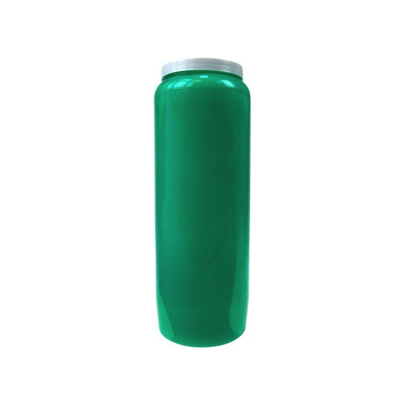 Lampe de sanctuaire 9 jours - Verte - Carton de 6