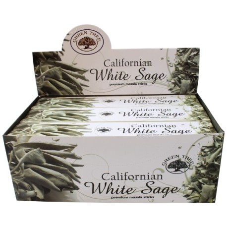 Encens Green Tree White Sage 15 grammes - Lot de 12