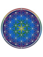 Autocollant Attrape Soleil : Fleur de Vie - Flower of Life Mandala