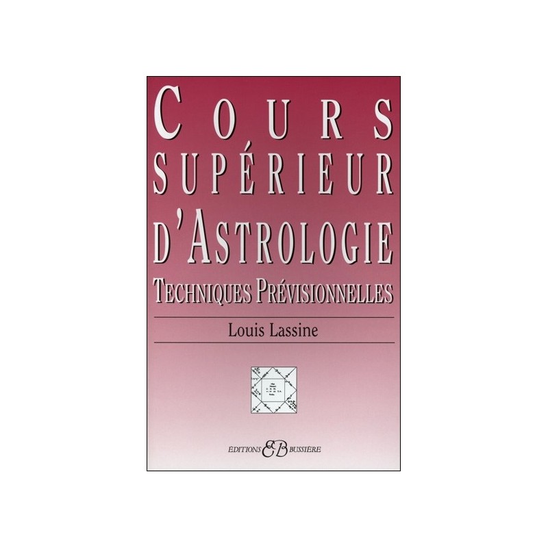 Cours supérieur d'Astrologie - Techniques Prévisionnelles