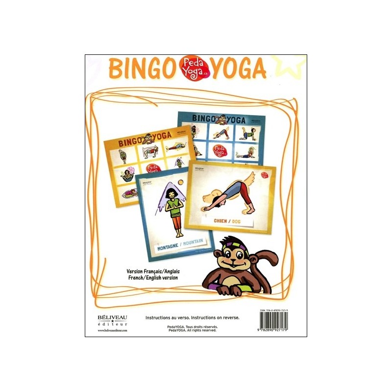 Bingo Yoga pour les enfants - Jeux et postures
