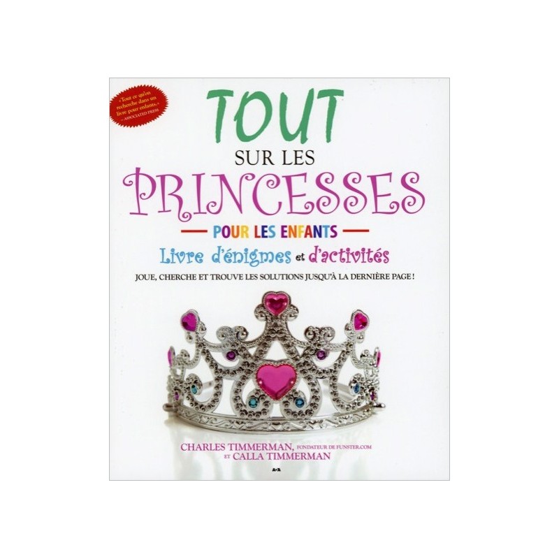 Tout sur les princesses - Livre d'énigmes et d'activités