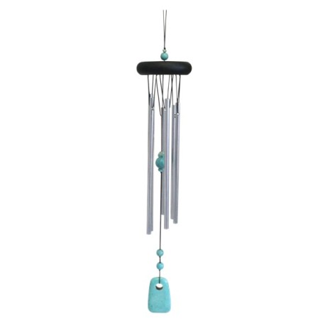 Carillon Turquoise 6 tubes - 44 cm