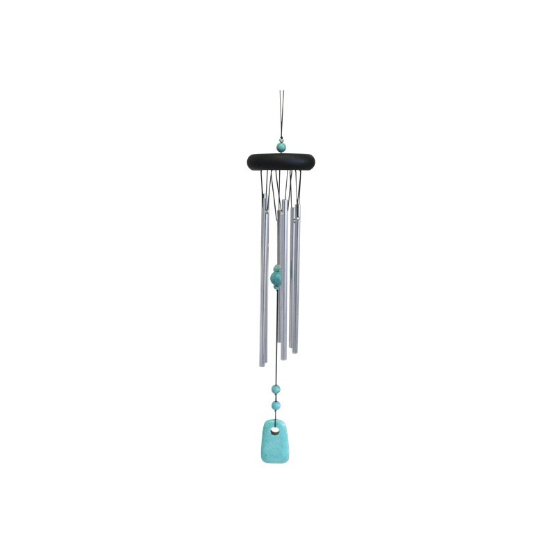 Carillon Turquoise 6 tubes - 44 cm