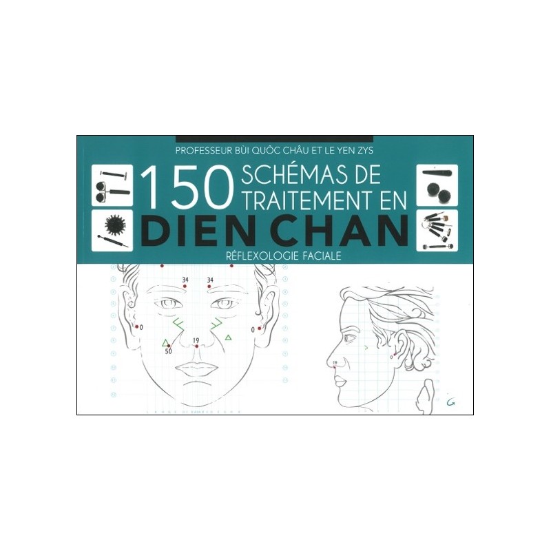 150 schémas de traitement en Dien Chan - Réflexologie faciale