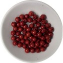 Perles Jaspe Rouge 6 mm - Sachet de 66 perles