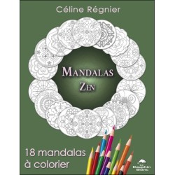 Mandalas Zen - 18 mandalas à colorier