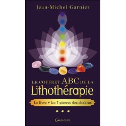 Le coffret ABC de la lithothérapie - Le livre + 7 pierres des chakras