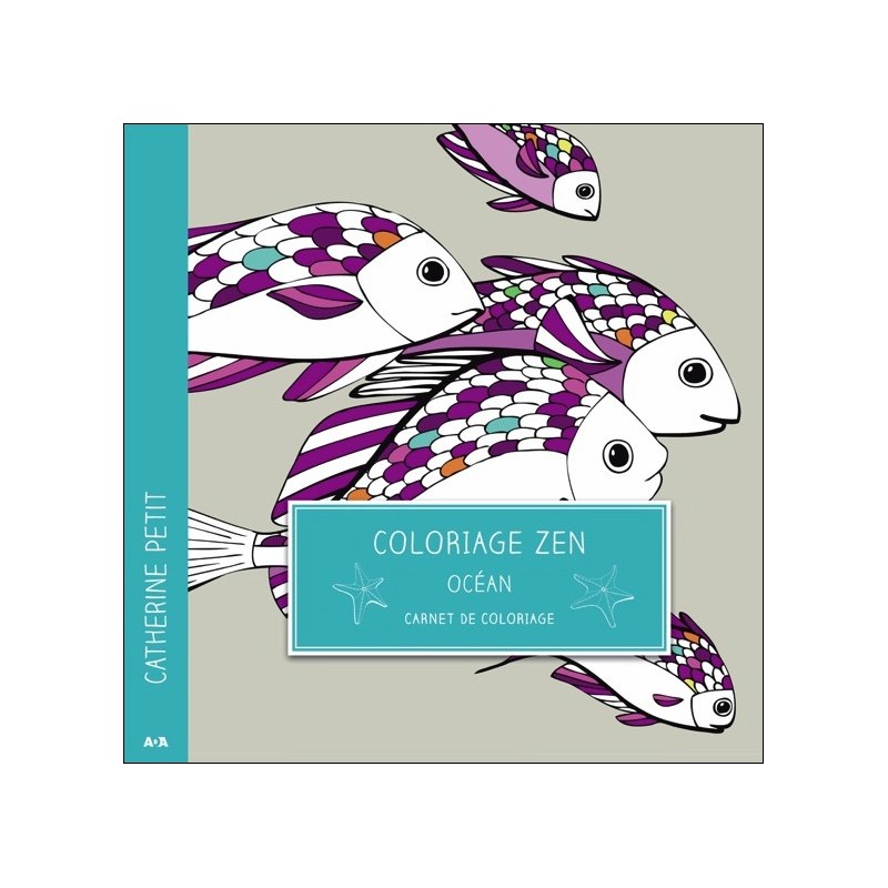 Coloriage zen - Océan - Carnet de coloriage